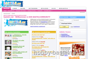 Bastelcommunity mit super Bastelideen f�rs Basteln