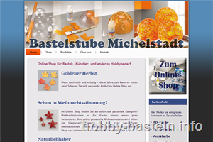 Onlineshop fr Bastelbedarf und Knstlerbedarf