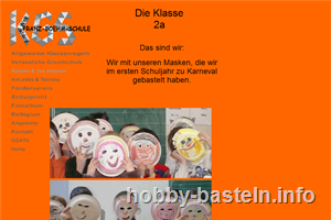 Masken in der Grundschule basteln